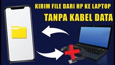 Cara Mengirim File Dari Laptop Ke Hp Tanpa Kabel Data Youtube