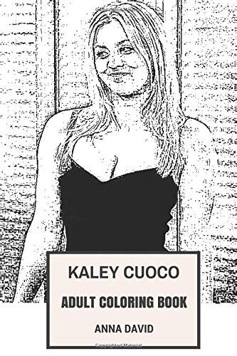 Buy Kaley Cuoco Adult Coloring Book Big Bang Theory Star And Hot Model