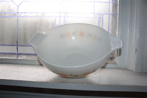Vintage Pyrex Town And Country Mixing Bowl 4 Qt 444