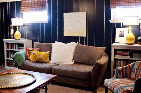 Painted Paneling For A Eclectic Living Room With A Pin