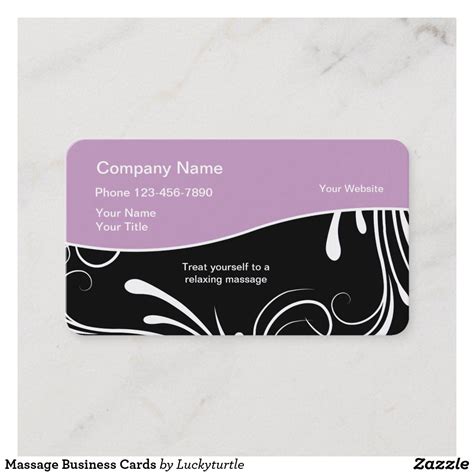 Massage Business Cards Massage Business Business Card Stock Cool Business Cards