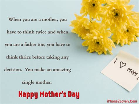 Mothers Day Quotes Wishes For Single Mums Quotessquare