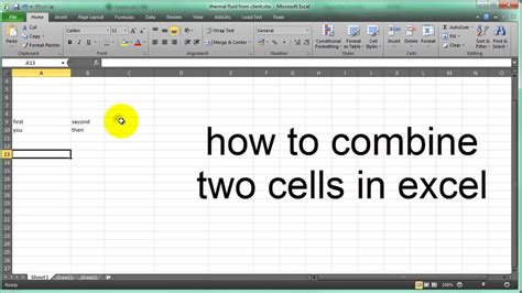 Concatenate How To Combine Text From Two Or More Cells Into One Cell In