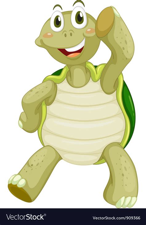 Cute Turtle Character Royalty Free Vector Image