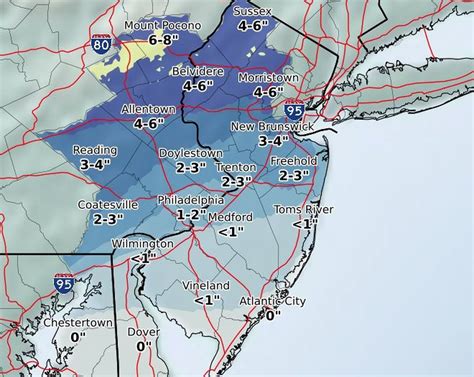 Nj Weather Quick Hit April Snowstorm To Drop Up To 6 Inches Today