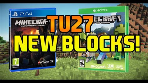 Minecraft Tu27 New Blocks Ps4 Xbox One Ps3 Xbox 360 And Ps Vita