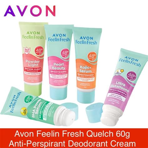 Avon Feelin Fresh Crystal Tawas Pearl Beauty Powder Light Serum Bha