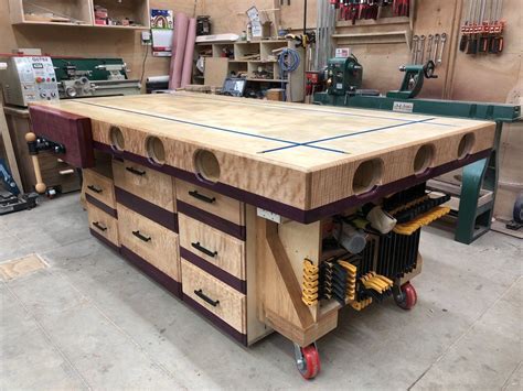 Extreme Torsion Box Assembly Table And Outfeedworkbench Woodworking