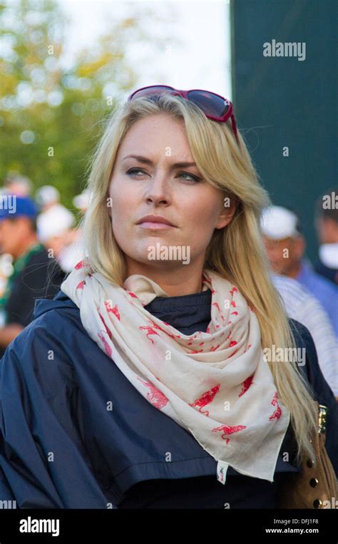 October 3 2013 Lindsey Vonn Girlfriend Of Tiger Woods On The 14th