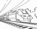 Train Coloring Track Printable Getcolorings sketch template