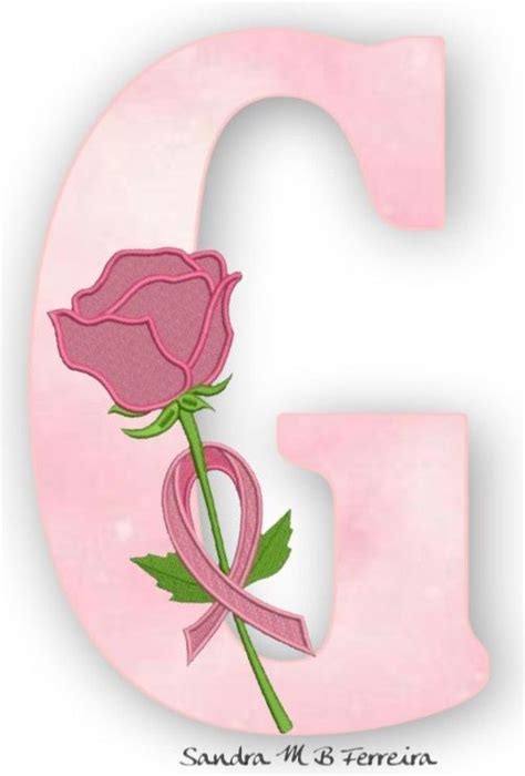 Pin De Yadira Lopez Bibian Em Cancer De Mama Letras Com Flores