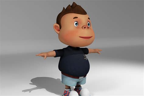 Artstation Character Cartoon 3d Models And Texture And Rigging Resources