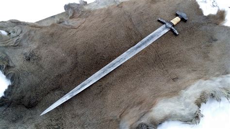 A Viking Sword I Forged For A Customer The Blade
