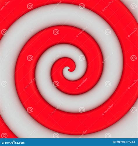 Red And White Swirl Stock Photo Image 22887280