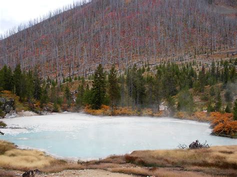 Pool Below Factory Hill Heart Lake Geyser Basin Yellowstone National