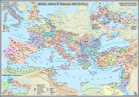 Harta Imperiul Roman In Perioada Principatului 1400x1000mm