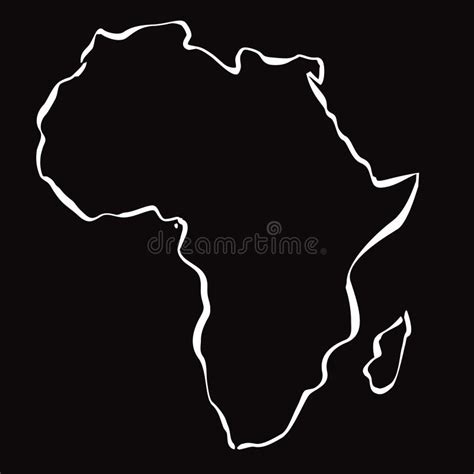 Vector Map Of Africa Eps Stock Vector Illustration Of Continents