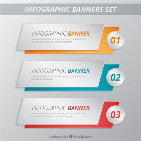 Free Vector Infographic Banners Free Vectors