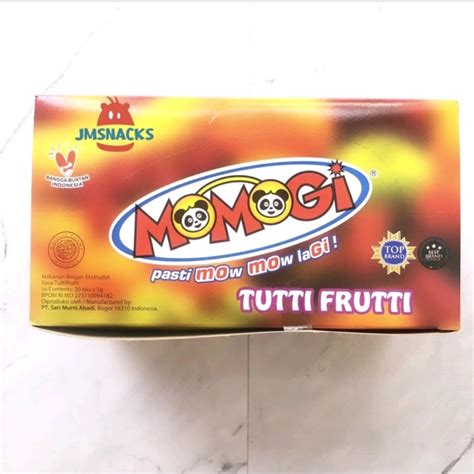 Jual Momogi Snack Rasa Tutti Frutti Isi 20 Pcs Shopee Indonesia