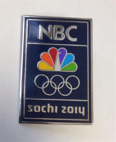 Nbc Sochi Olympic Pin Nbc Olympics Winter Olympics Sochi