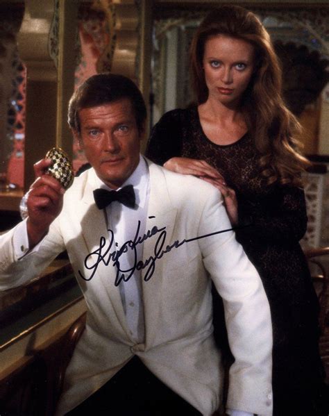 James Bond Girl In Person Signed Photo Kristina Wayborn James Bond