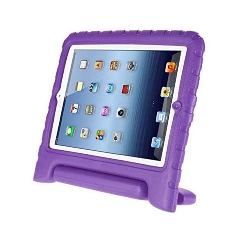 Ipad Mini 12345 Case For Kids Shockproof Case With Handle Purple