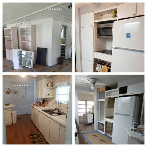 Remodeling Double Wide Mobile Home Remodel Before And After Our Re