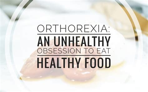Orthorexia An Unhealthy Obsession To Eat Healthy Heather Mangieri