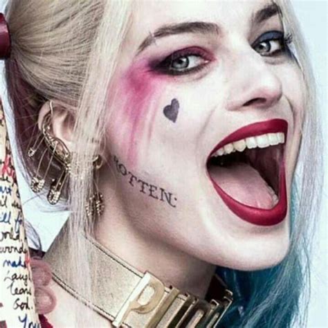 Award Winning Harley Quinn Birds Of Prey Margot Robbie Face Tattoo Kit Xmas Party Halloween
