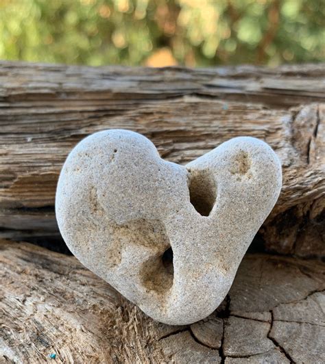 Natural Heart Stone Lovely Heart Shaped Stones Sea Beach Etsy Stone