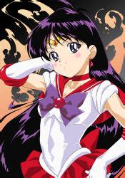 Hino Rei Kuromaru Mugen Sailor Mars Bishoujo Senshi Sailor Moon M U G E N Highres S