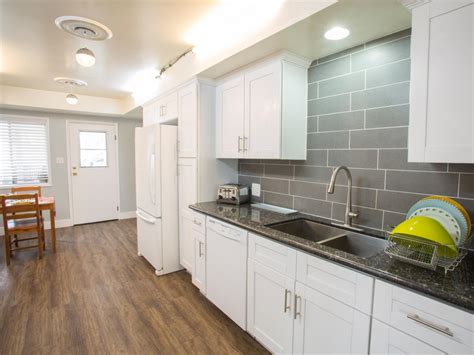 White and Gray Kitchen With Quartz Countertops | HGTV