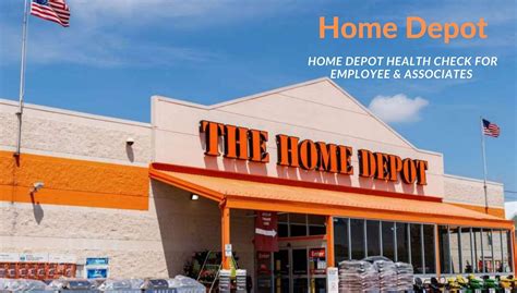 Submitted 13 days ago by monsters2343. Home Depot Health Check for Employee & Associates