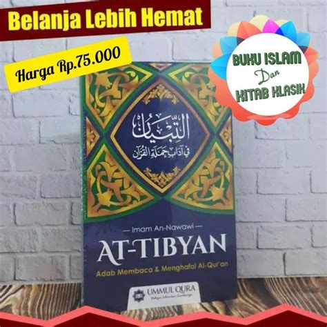 Jual Buku Islam At Tibyan Adab Membaca Dan Menghafal Al Quran Ummul