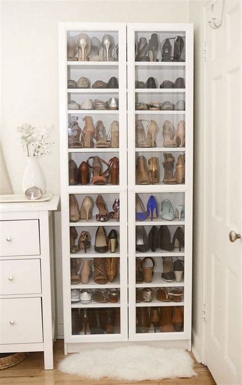 #4 create a shoe display proudly. 30 Elegant DIY Small Space Storage And Organizing Ideas ...