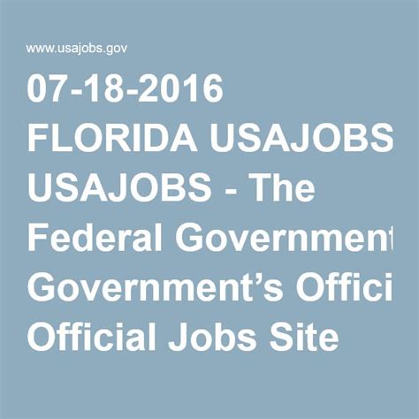 The Federal Governments Official Jobs Site Government Federation Job