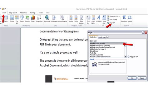 2 Ways To Insert A Pdf Into A Word Document