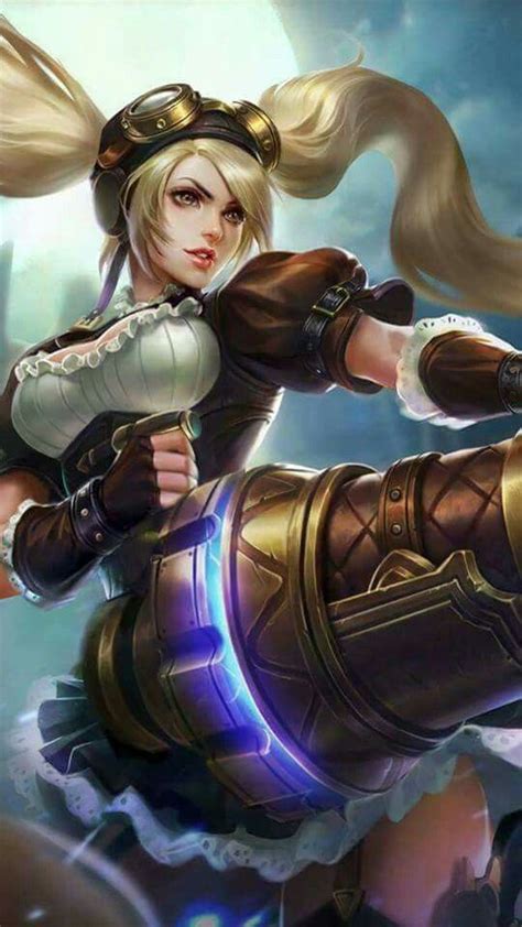 She's known for her basic attack range over turrets and can kill people in an instant. Gambar Wallpaper Layla Mobile Legend