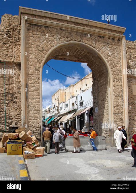 Old Main Gate To The Medina And Souq In Tripoli Libya North Africa