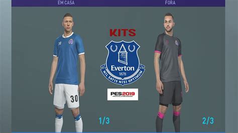 How to install official team names, kits, logos, leagues & more. EVERTON KITS PES 2019 XBOX ONE - YouTube