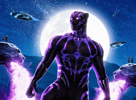 Download Black Panther Marvel Comics Movie Black Panther Hd Wallpaper