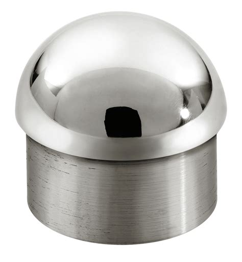 Rounded End Cap For Stainless Steel Handrail