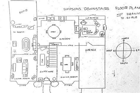 Simpsons Floor Plan Simpsons House Floor Plan