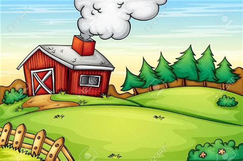 Cartoon Farm Background Wallpaper Cave