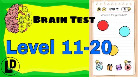 How to Beat Brain Test level 11 12 13 14 15 16 17 18 19 20 ...