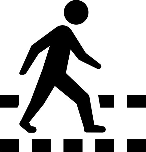 Pedestrian Icon At Collection Of Pedestrian Icon Free