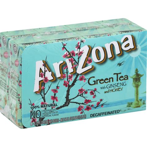 Arizona Green Tea With Ginseng And Honey Decaffeinated Shop Foodtown