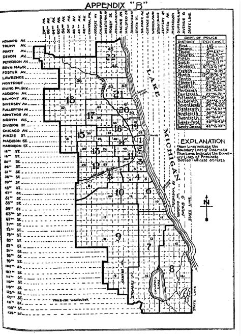 Chicago Police Department District Map