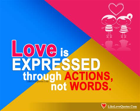 Check spelling or type a new query. Express Your Love Through Actions - LikeLoveQuotes.com | Kissing quotes, Love quotes ...