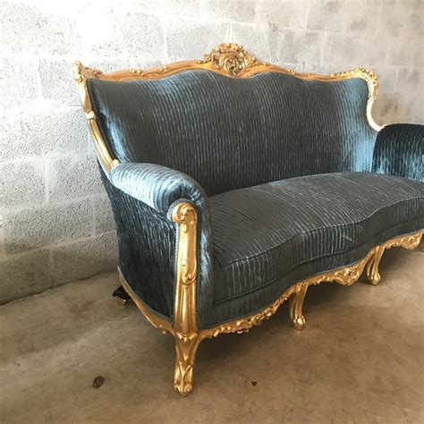 French Settee French Furniture Gold Sofa Rococo Furniture Baroque Sofa